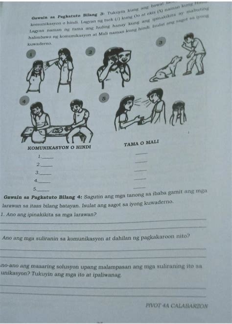 Gawain Sa Pagkatuto Bilang 3: Tukuyin Salitang Sinalungguhitan .